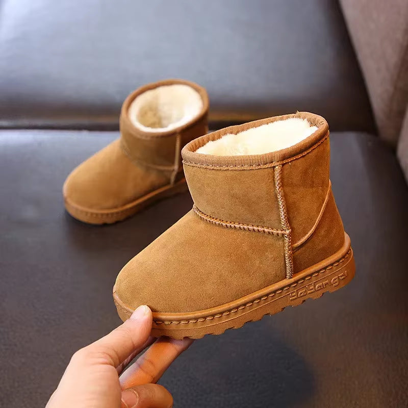 Kids’ Winter Snow Boots – Warm Fleece-Lined Ankle Boots for Boys & Girls