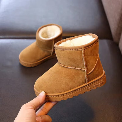 Kids’ Winter Snow Boots – Warm Fleece-Lined Ankle Boots for Boys & Girls