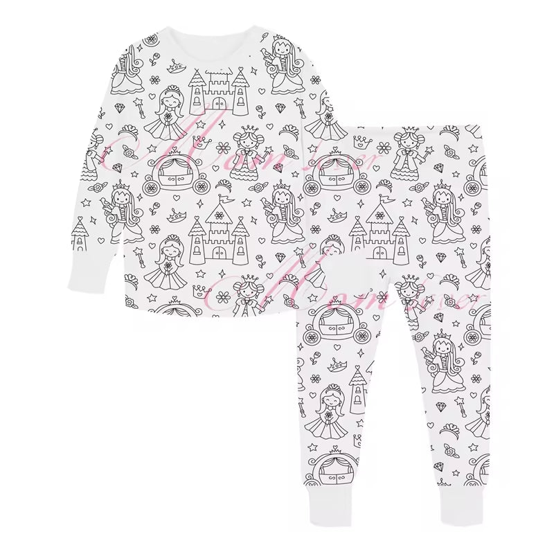 Color Your Own Pajama Set – Creative Collection