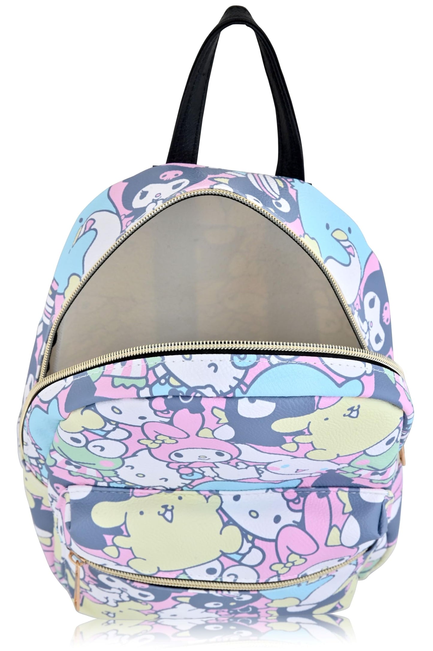Officially Licensed Sanrio Hello Kitty Mini Backpack – 10-Inch PU Leather Backpack Purse