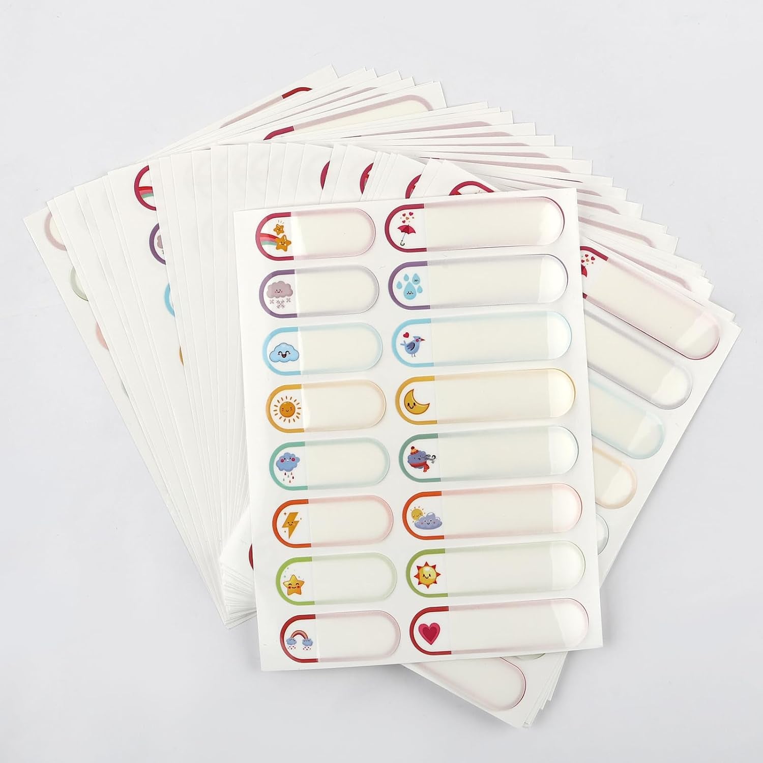Cute Daycare & School Name Labels – 480 Waterproof Stickers
