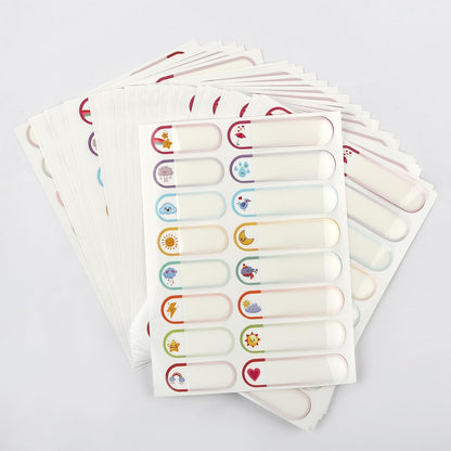 Cute Daycare & School Name Labels – 480 Waterproof Stickers