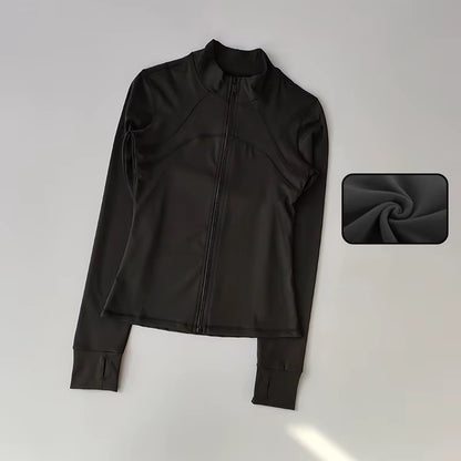 Women’s Long-Sleeve Zip-Up Activewear Jacket