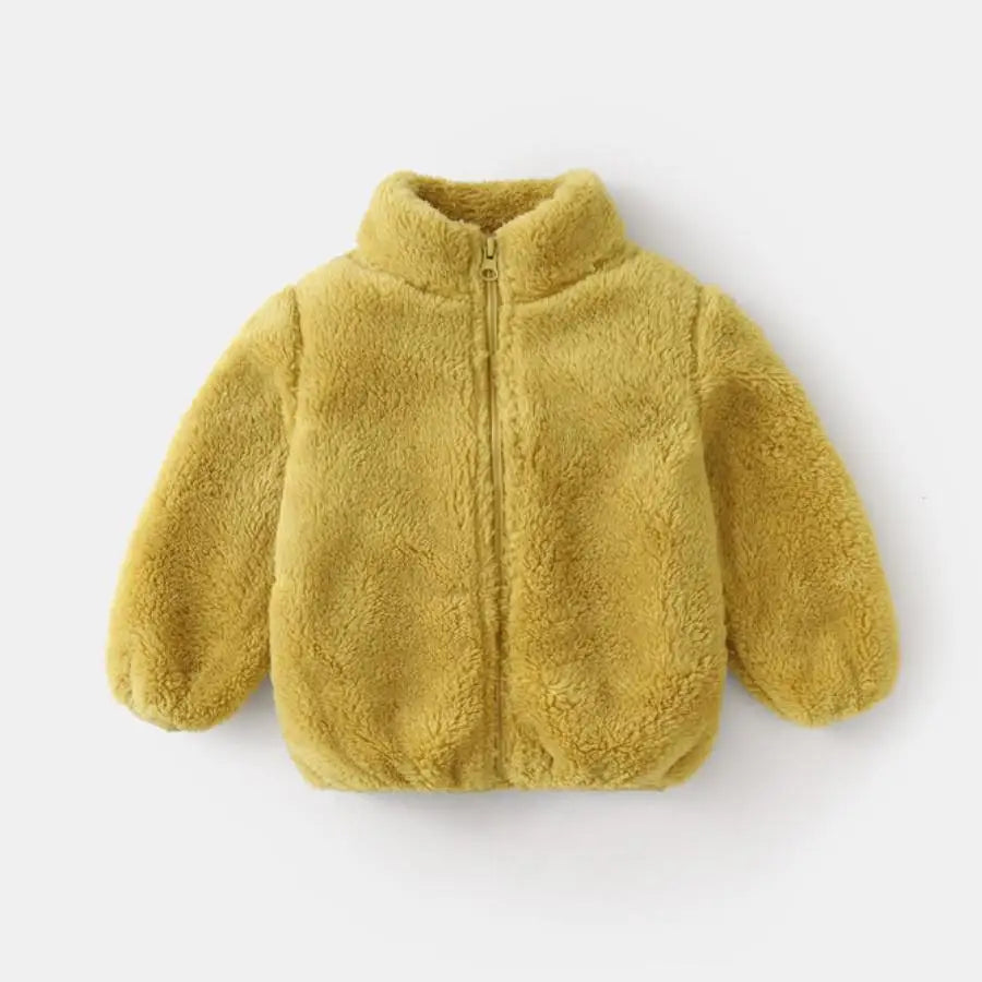 Kids’ Plush Fleece Jacket – Soft, Warm & Cozy Winter Coat for Boys & Girls