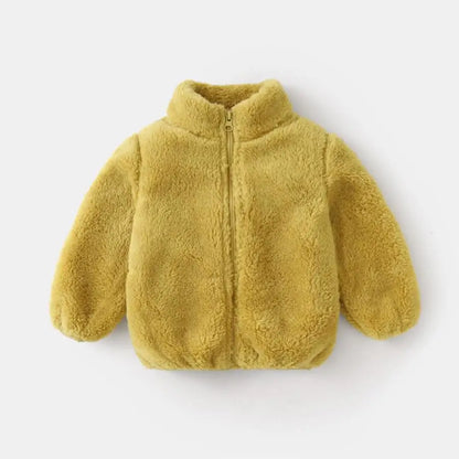 Kids’ Plush Fleece Jacket – Soft, Warm & Cozy Winter Coat for Boys & Girls
