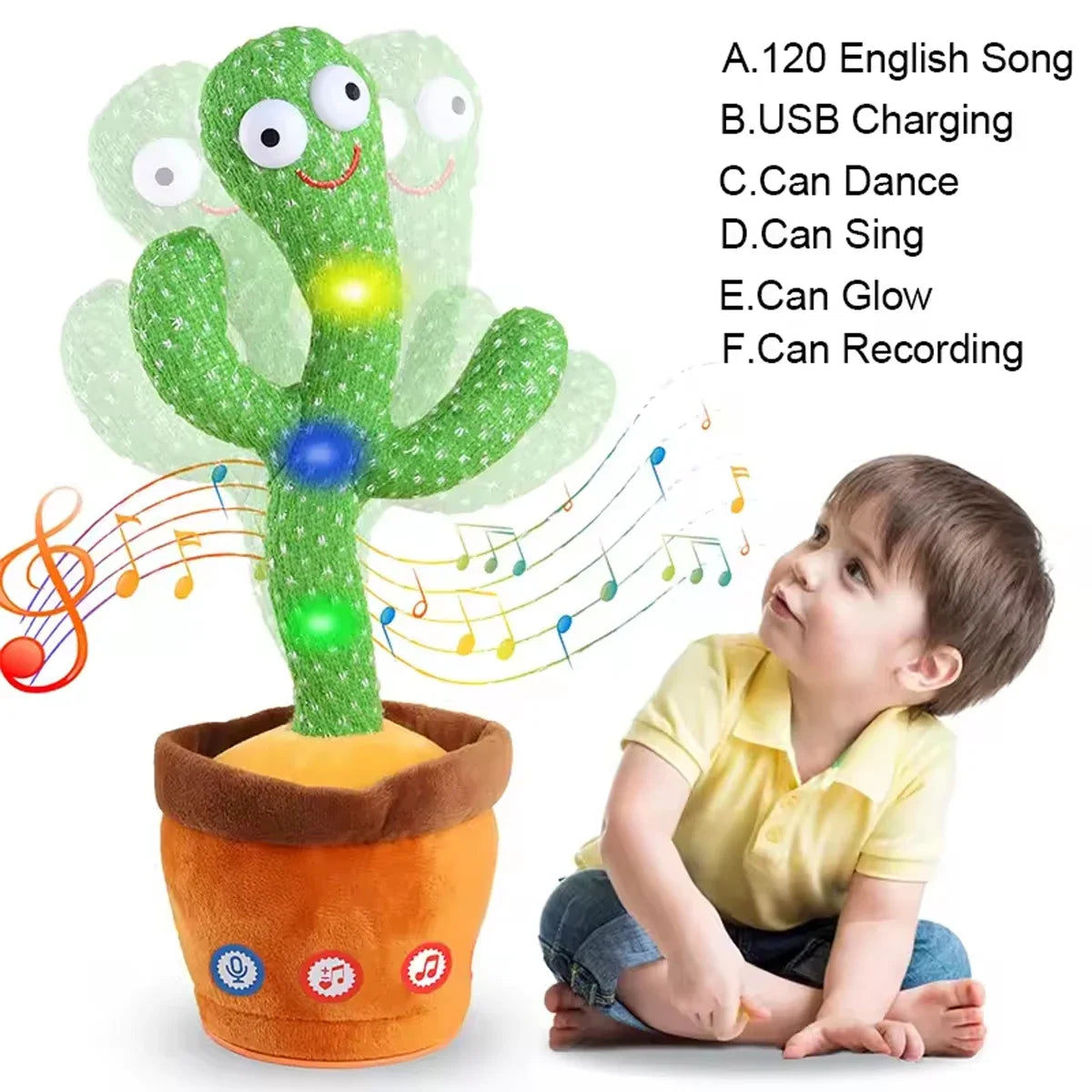 Dancing Talking Cactus Toy