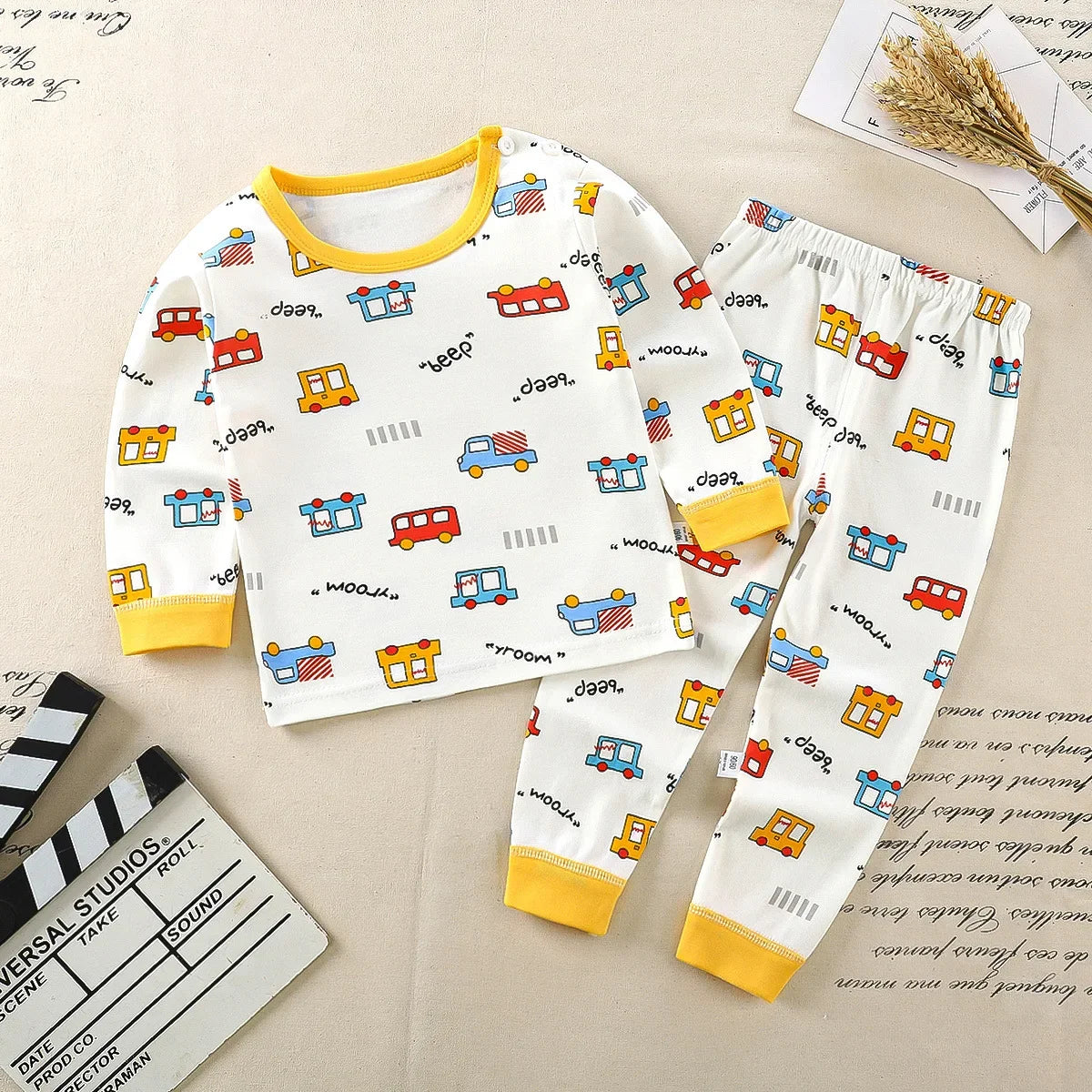 Kids’ 100% Cotton Pajama Set – Cute & Comfortable