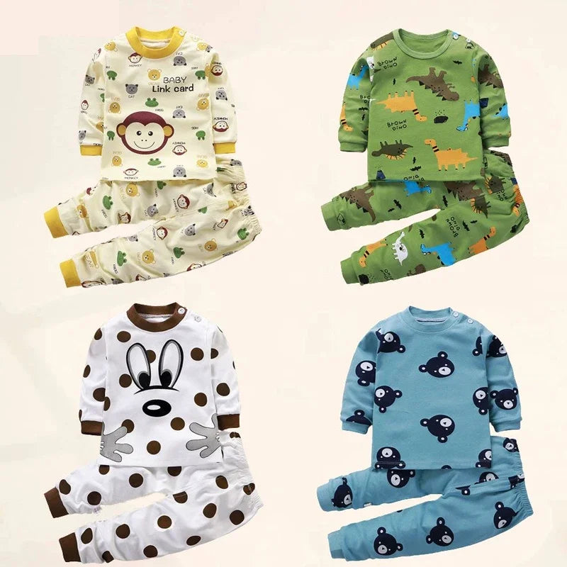 Kids’ 100% Cotton Pajama Set – Cute & Comfortable
