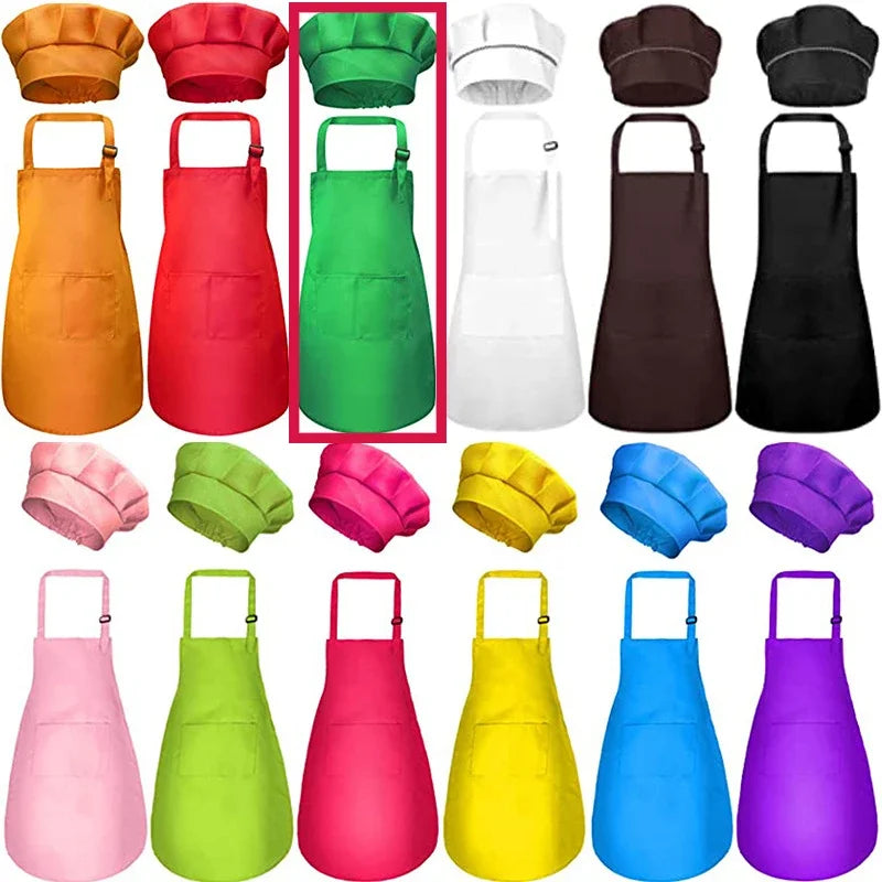 Kids’ Chef Apron & Hat Set