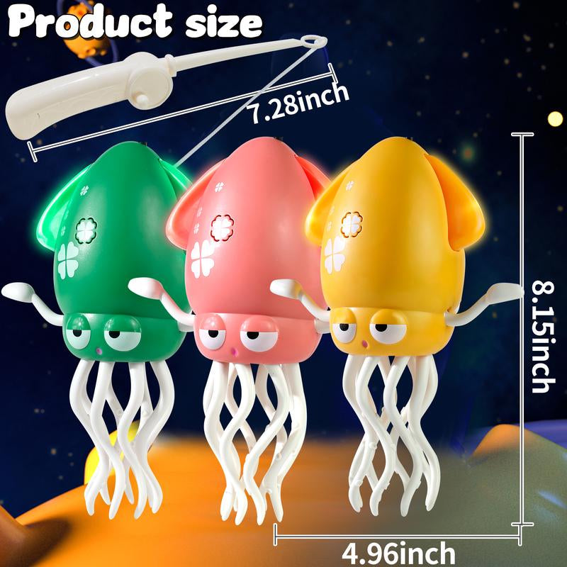 Interactive Dancing Squid LED Toy with Music