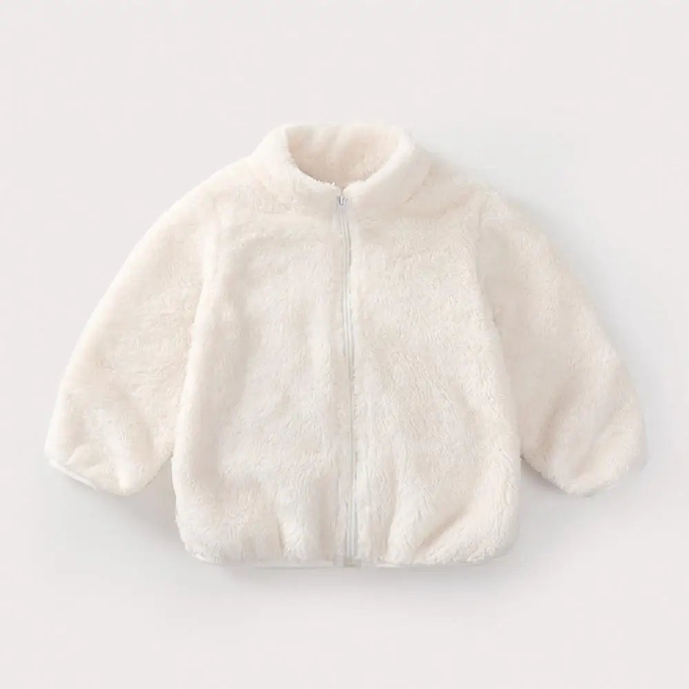 Kids’ Plush Fleece Jacket – Soft, Warm & Cozy Winter Coat for Boys & Girls