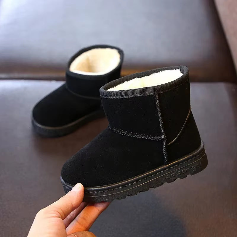 Kids’ Winter Snow Boots – Warm Fleece-Lined Ankle Boots for Boys & Girls
