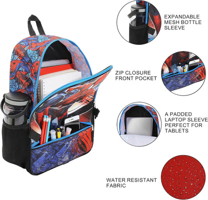 Spider-Man Superhero 5-Piece Backpack Set