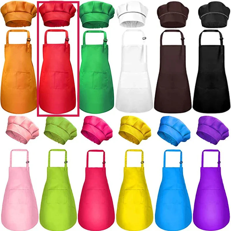 Kids’ Chef Apron & Hat Set