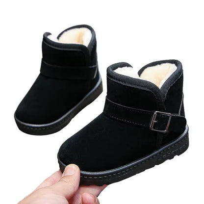Kids’ Winter Snow Boots – Warm Fleece-Lined Ankle Boots for Boys & Girls