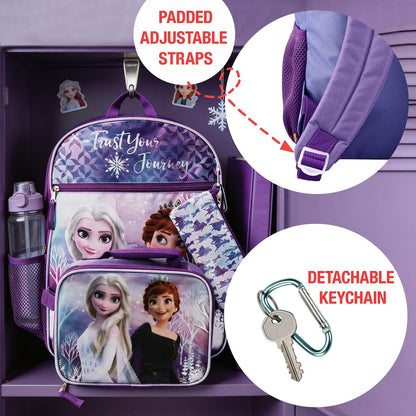 Frozen 4-Piece Backpack Set for Girls