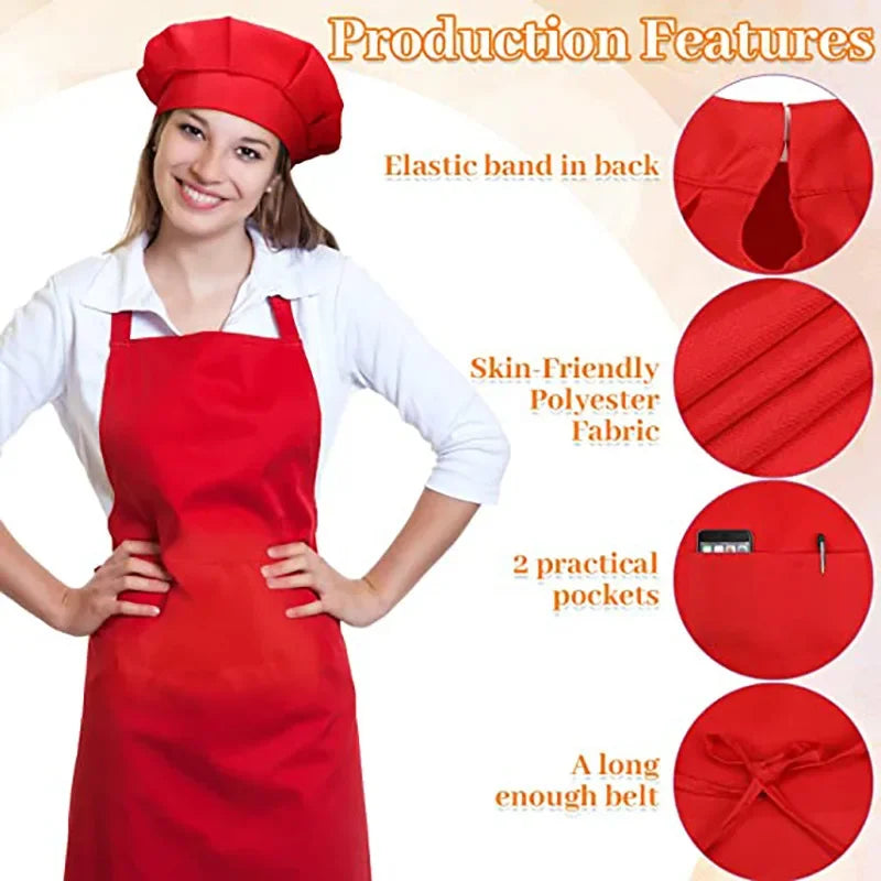 Kids’ Chef Apron & Hat Set