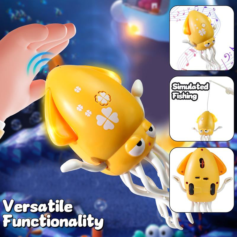 Interactive Dancing Squid LED Toy with Music
