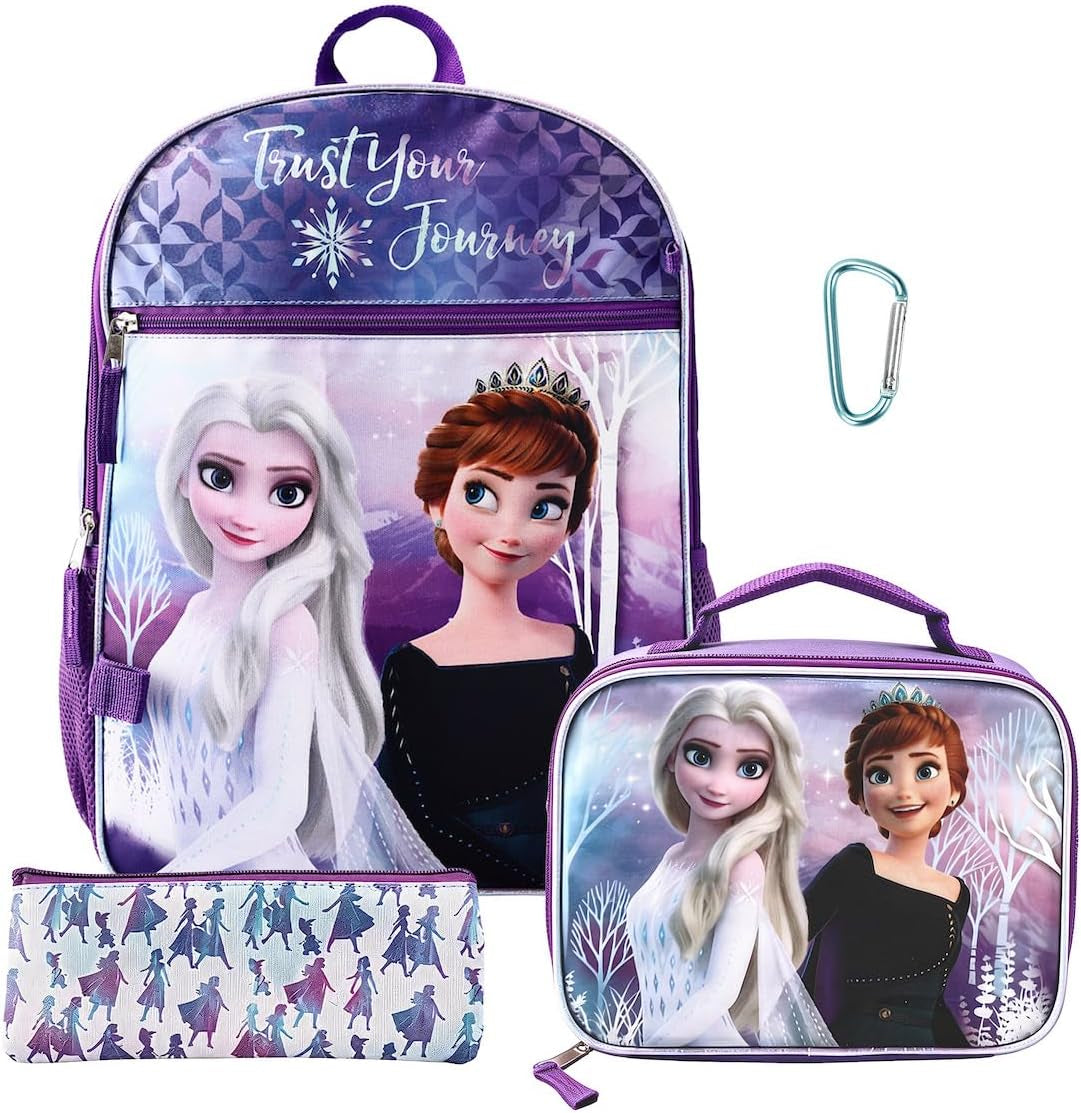 Frozen 4-Piece Backpack Set for Girls