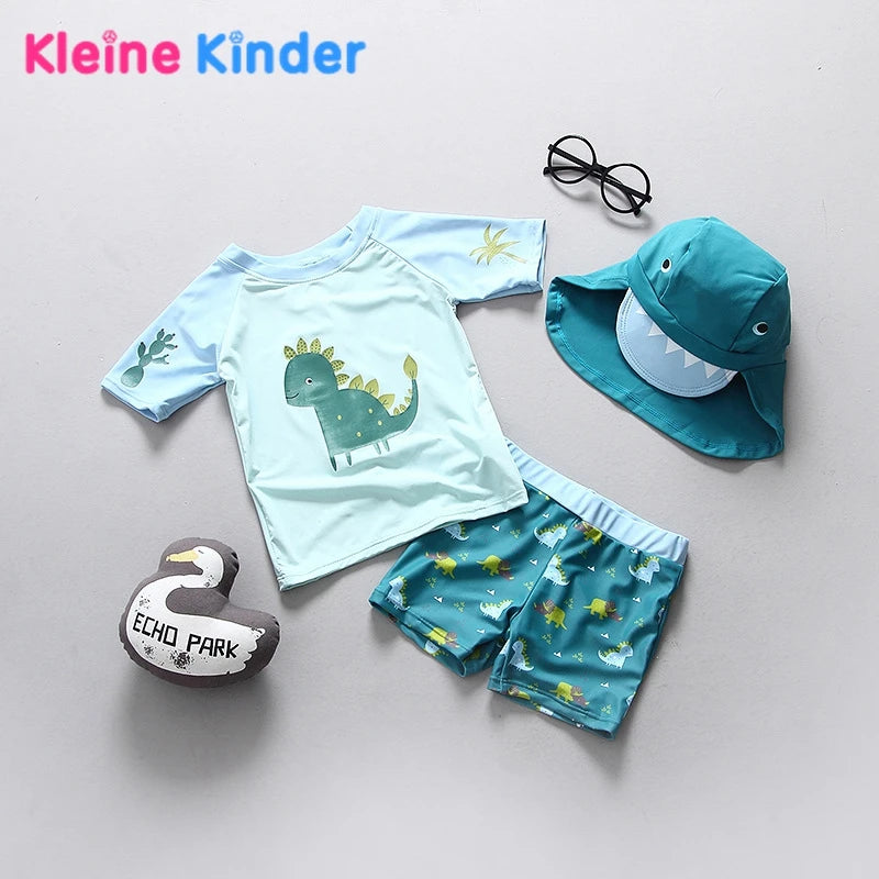 Dino Splash Swim Set – Kids UPF50+ Beach Outfit