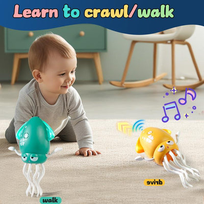 Interactive Dancing Squid LED Toy with Music
