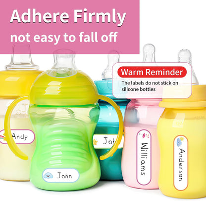 Cute Daycare & School Name Labels – 480 Waterproof Stickers