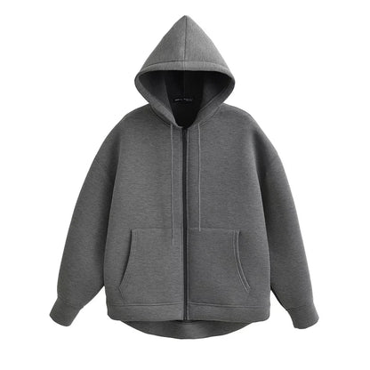 Women’s Oversized Zip-Up Hoodie