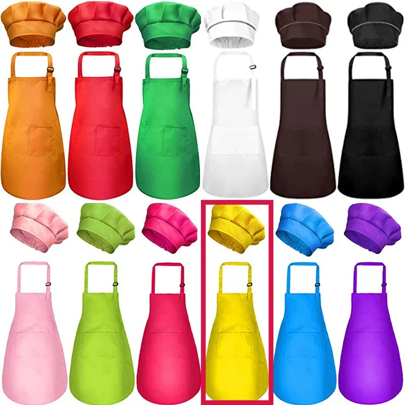 Kids’ Chef Apron & Hat Set