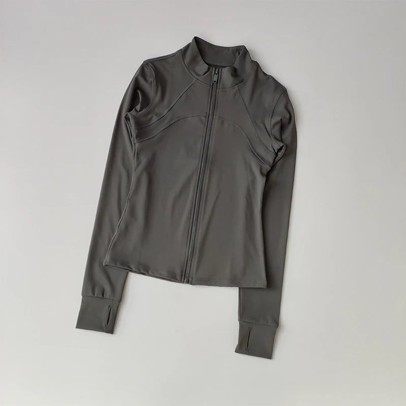 Women’s Long-Sleeve Zip-Up Activewear Jacket