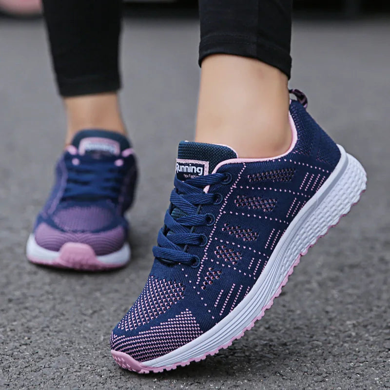 Women’s Breathable Mesh Sneakers – Lightweight Casual Walking & Fashion Shoes