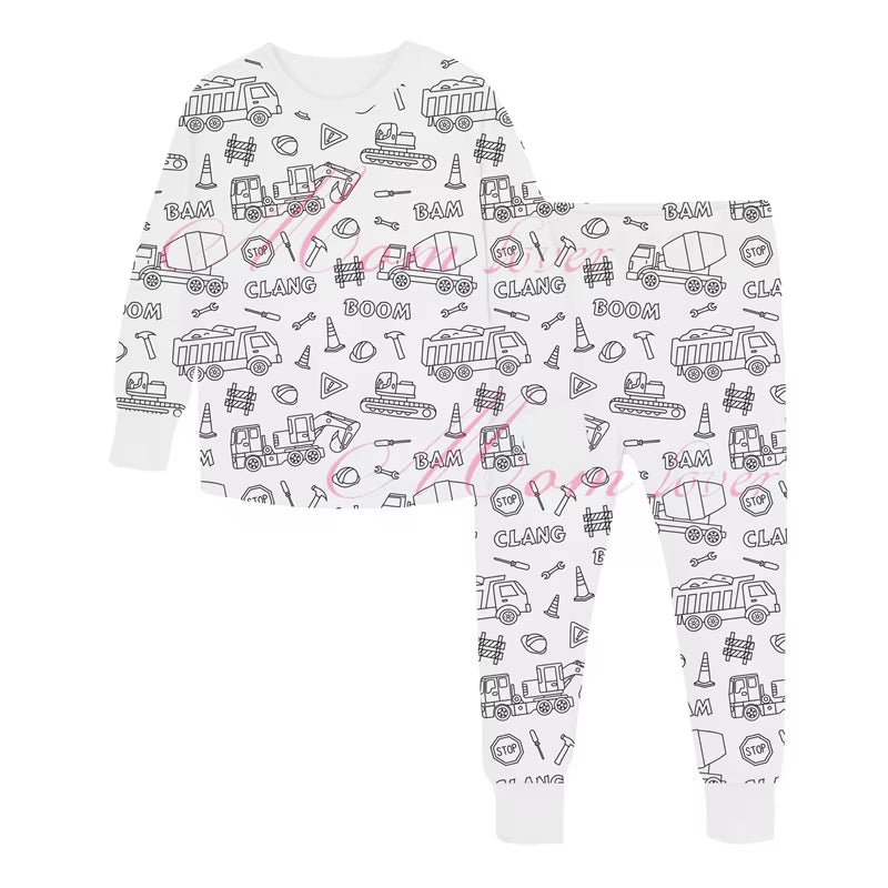 Color Your Own Pajama Set – Creative Collection