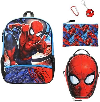 Spider-Man Superhero 5-Piece Backpack Set