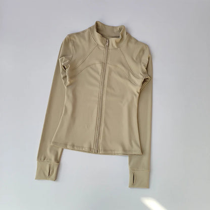 Women’s Long-Sleeve Zip-Up Activewear Jacket
